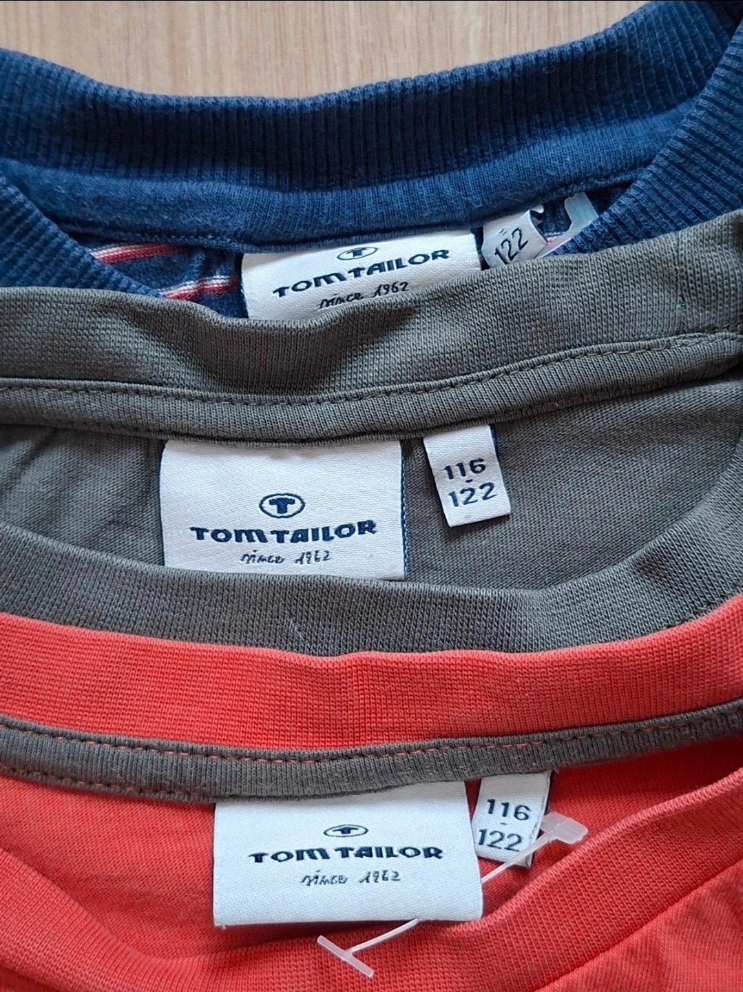 3 longsleeves Tom Tailer mt 116/122, Ophalen of Verzenden, Gebruikt, Jongen, Shirt of Longsleeve