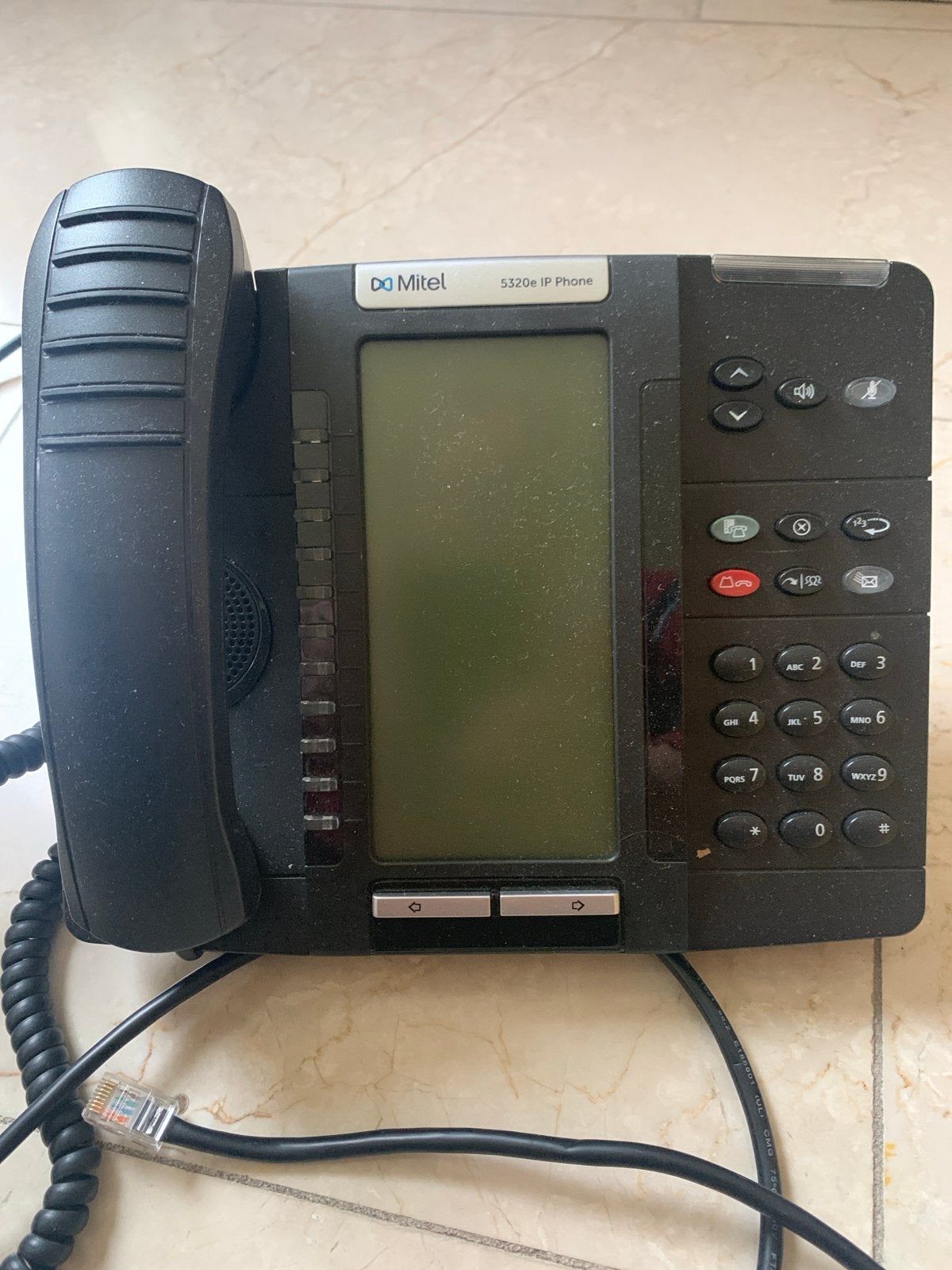 Mitel 5320e IP Telefoon - Zakelijke VoIP Telefoon, Ophalen of Verzenden, Gebruikt, 1 handset