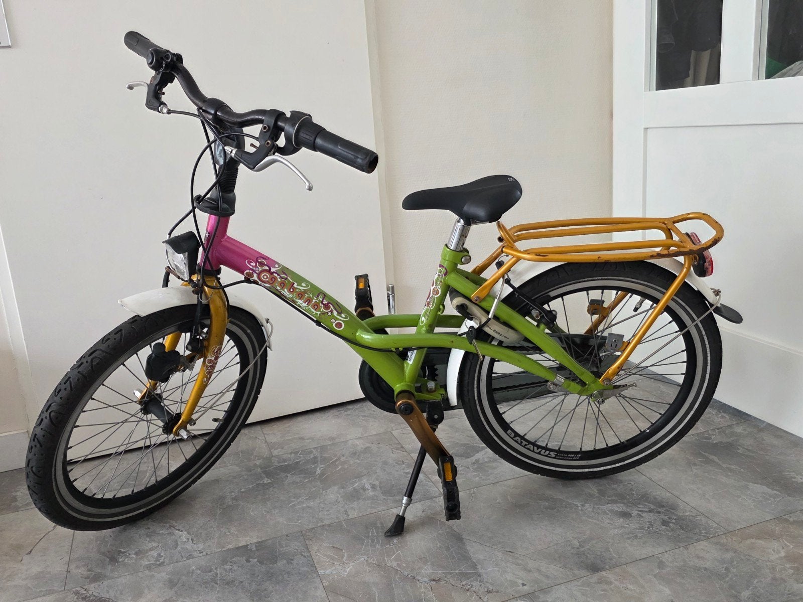 Batavus gabana 20 inch kinderfiets – Direct rijklaar!, Ophalen, Gebruikt, 20 inch of meer, Batavus