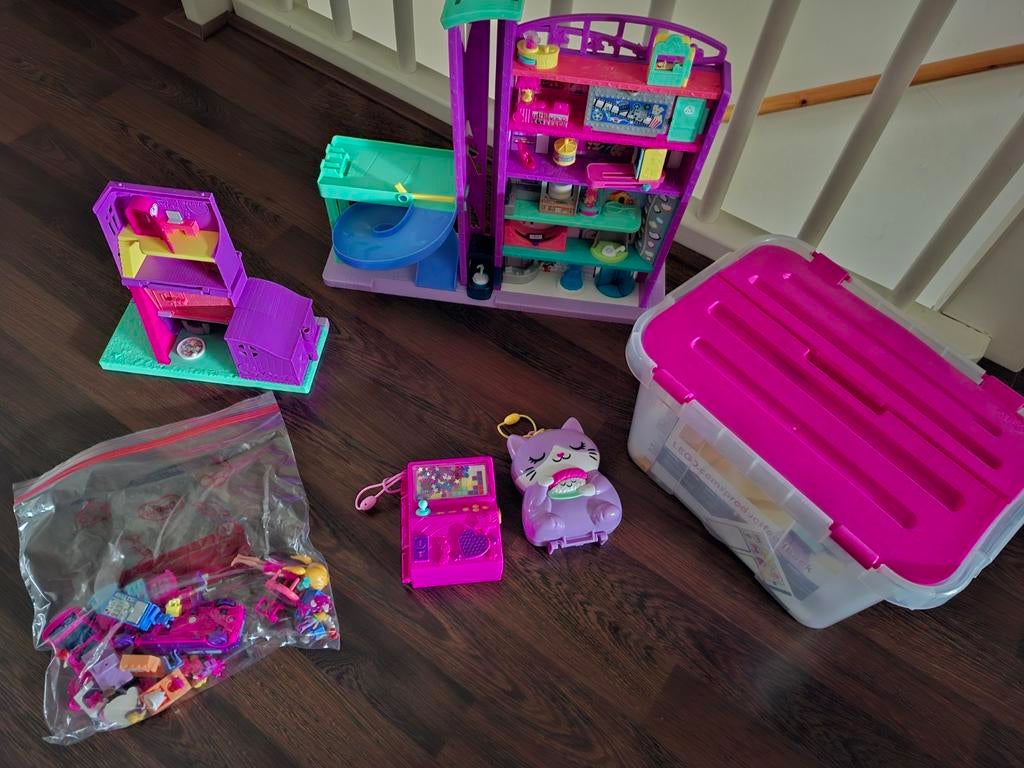 Polly Pocket set, Ophalen of Verzenden, Zo goed als nieuw, Toebehoren