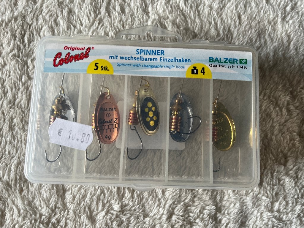 adv 204 / NIEUW 3 mixdoosjes kunstaas BALZER, Watersport en Boten, Ophalen of Verzenden, Nieuw, Overige typen
