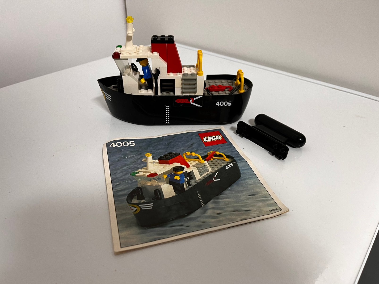 Lego 4005 sleepboot, Lego, Ophalen of Verzenden, Inclusief instructies, Complete set