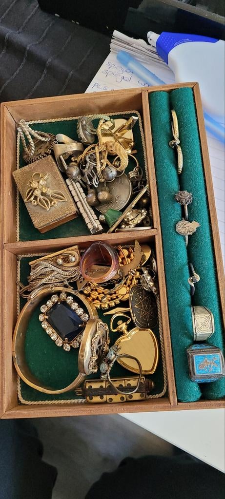Diverse sieraden, Sieraden, Tassen en Uiterlijk, Antieke sieraden, Ophalen of Verzenden, Goud