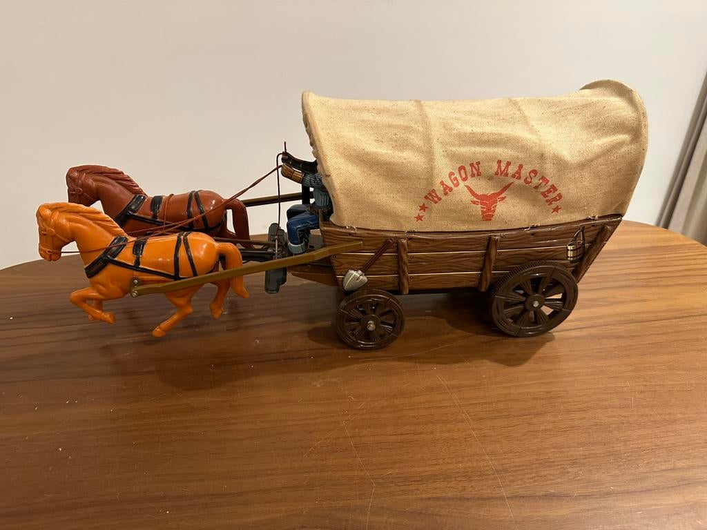 Wagon master paard en wagen western vintage, Ophalen, Zo goed als nieuw, Auto, Overige merken