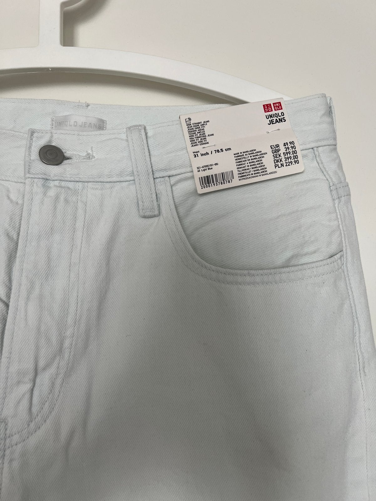 Uniqlo Jeans Nieuw met kaartjes, Ophalen of Verzenden, Nieuw, Wit