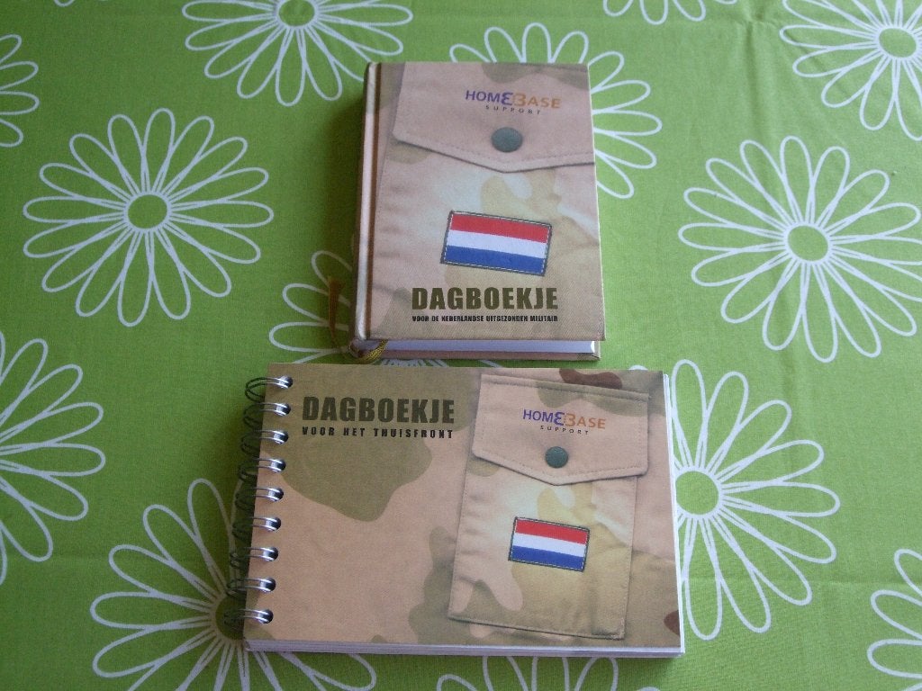 Home base support - Dagboekjes voor militair en thuisfront, Verzamelen, Ophalen of Verzenden, Overige soorten, Nederland, Overige typen