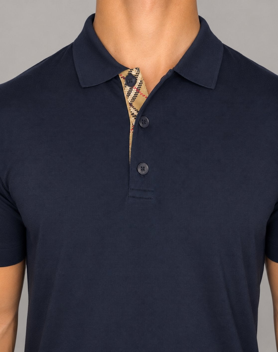 Burberry polo shirt tshirt donkerblauw, Kleding | Heren, Polo's, Ophalen of Verzenden, Zo goed als nieuw, Blauw
