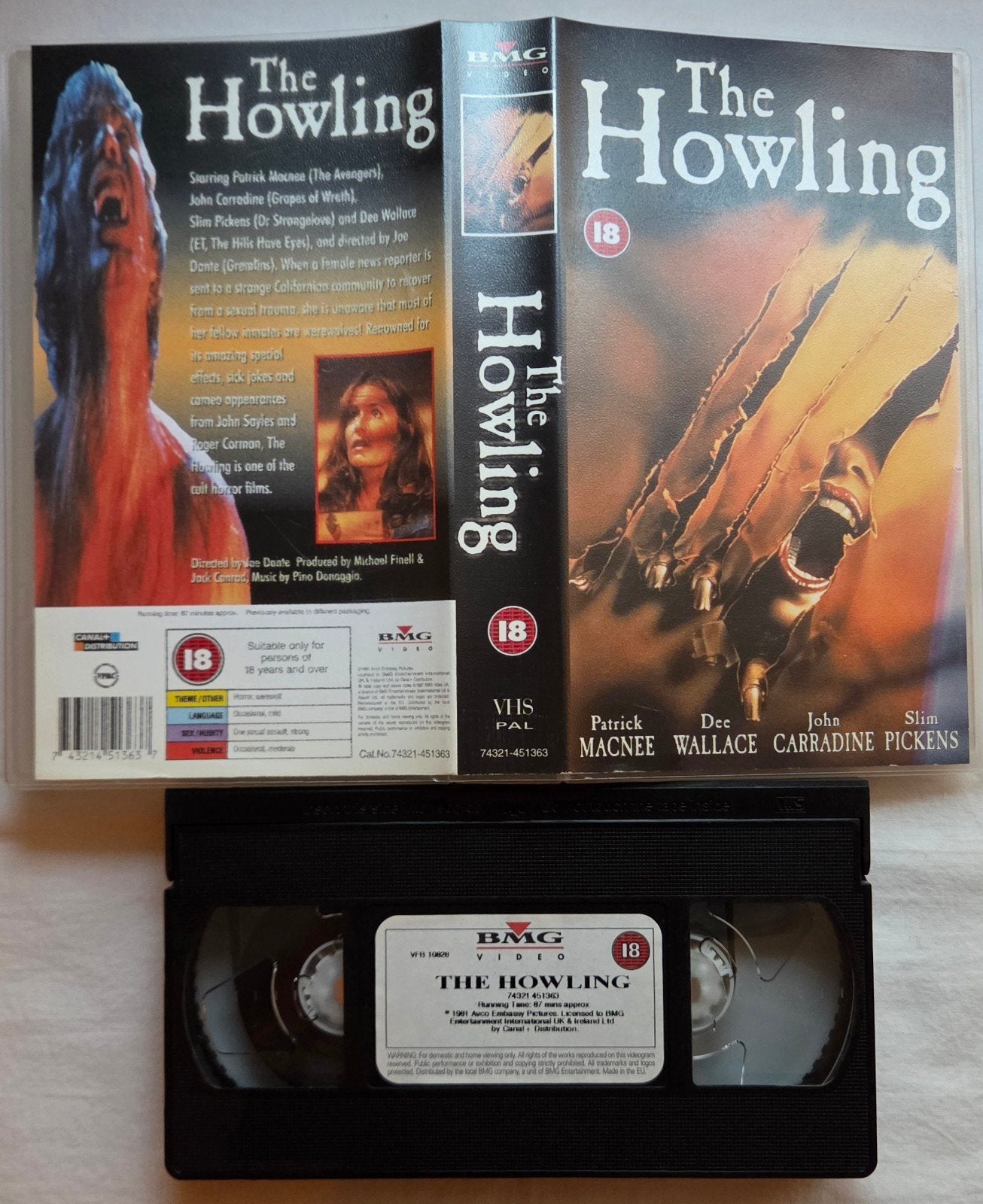 The Howling VHS Horror IMPORT (m2450922953) — VHS | Film — Marktplaats