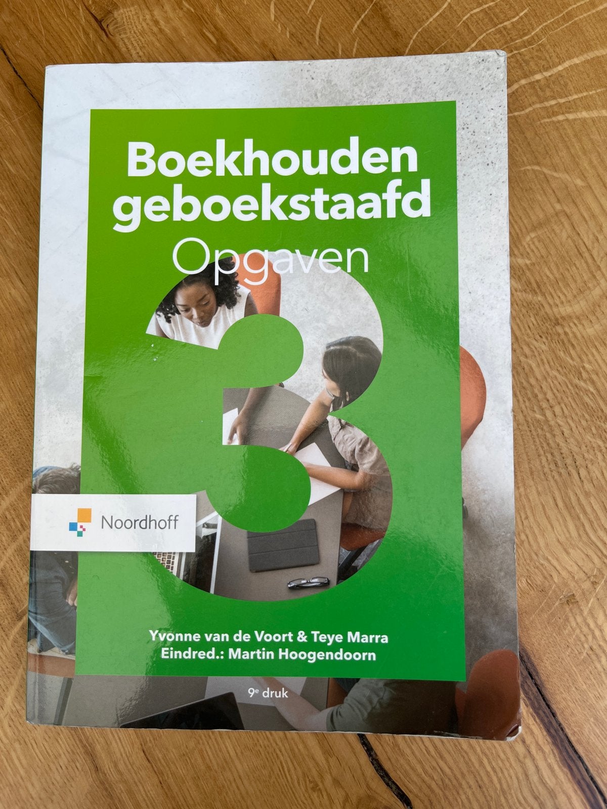 Boekhouden geboekstaafd 3 Opgaven - 9e druk Noordhoff, Ophalen of Verzenden, Zo goed als nieuw, Overige niveaus, Bedrijfseconomie of M&O