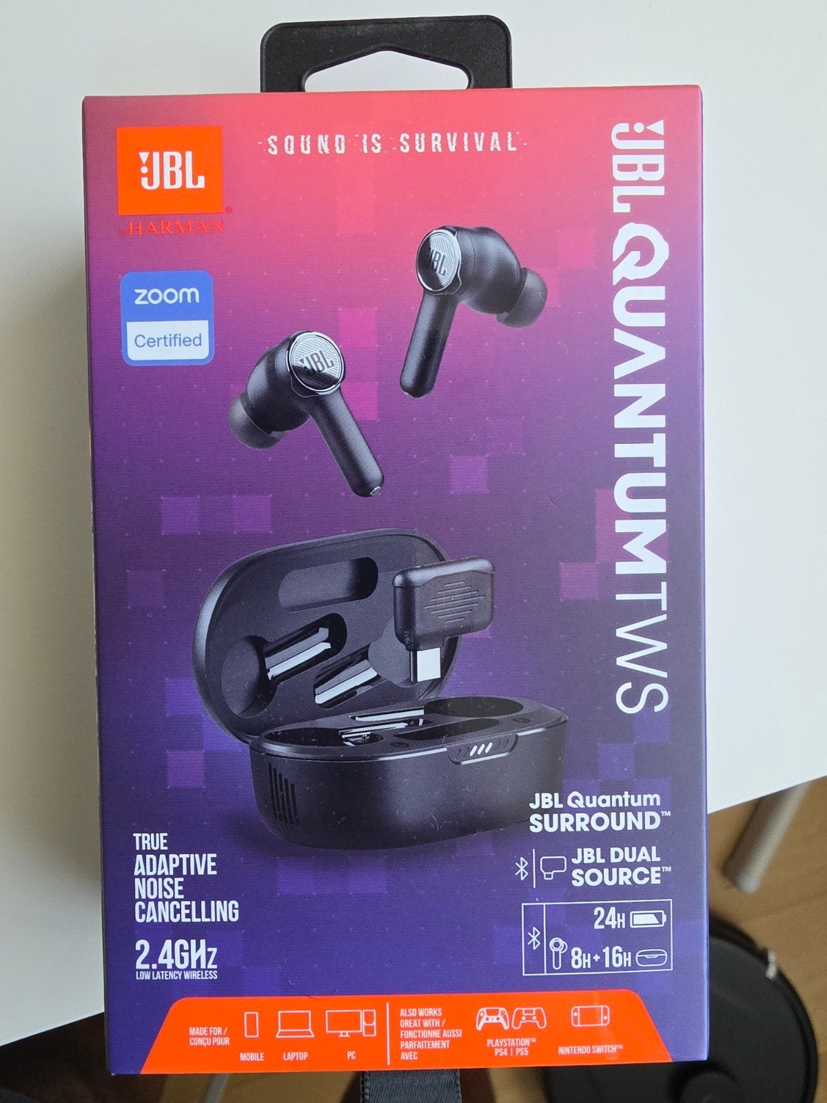 JBL Quantum TWS Gaming Oordopjes (ongebruikt in verpakking)