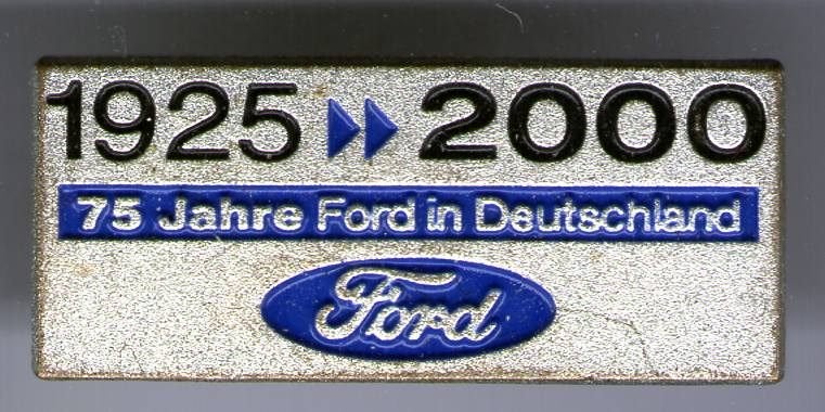 1925 - 2000 75 Jahre Ford in Deutschland PIN ( BLAD4_470), Verzenden, Nieuw, Transport, Speldje of Pin