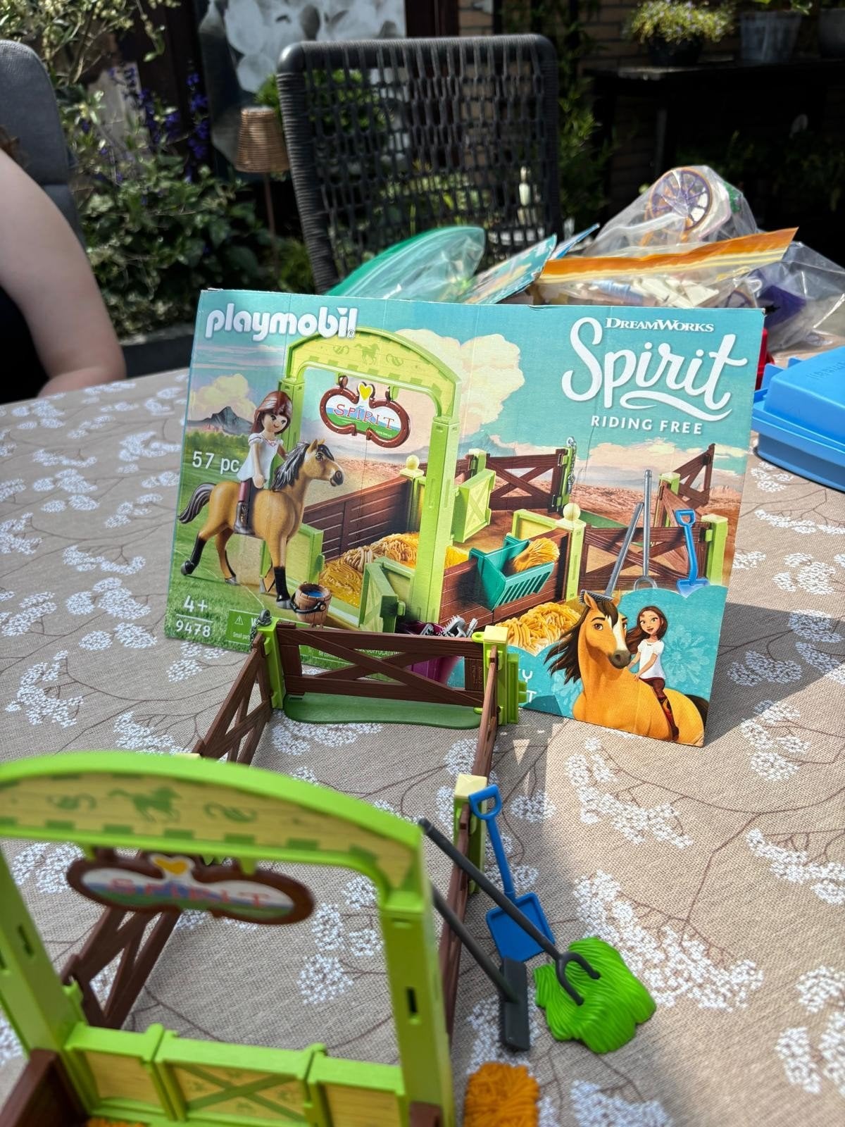 Playmobil Spirit Riding Free Paardenstal Set 9478, Ophalen, Zo goed als nieuw, Meisje