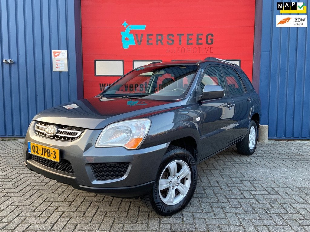 Kia Sportage 2.0 CVVT X-pect 4WD | 2e eig | Goed onderhouden, Auto's, Kia, Stof, Gebruikt, Zwart, 4 cilinders