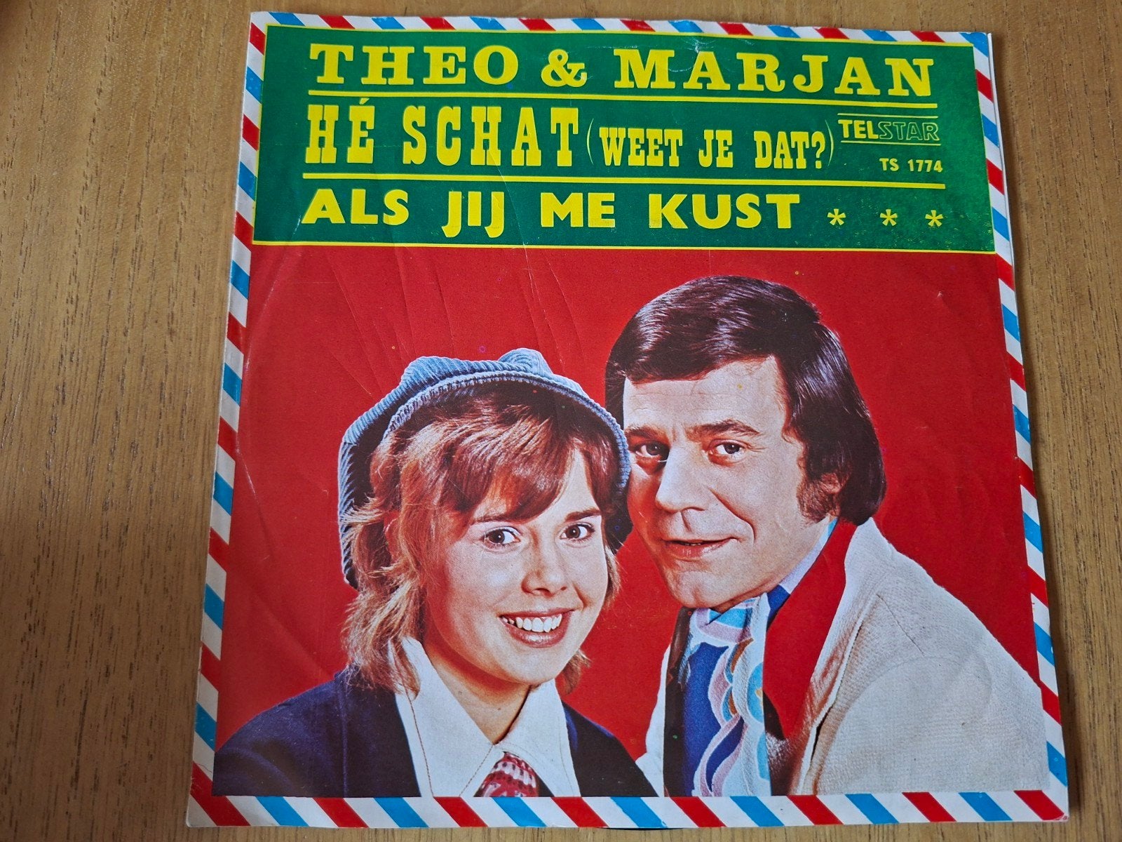 Theo & Marjan - Hé Schat ( weet je dat? ) Telstar, Ophalen of Verzenden, Zo goed als nieuw, Overige formaten, Levenslied of Smartlap