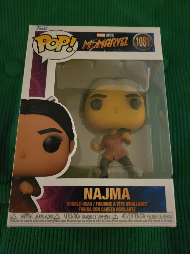 Funko Pop - Najma - 1081 - Ms. Marvel, Ophalen of Verzenden, Nieuw
