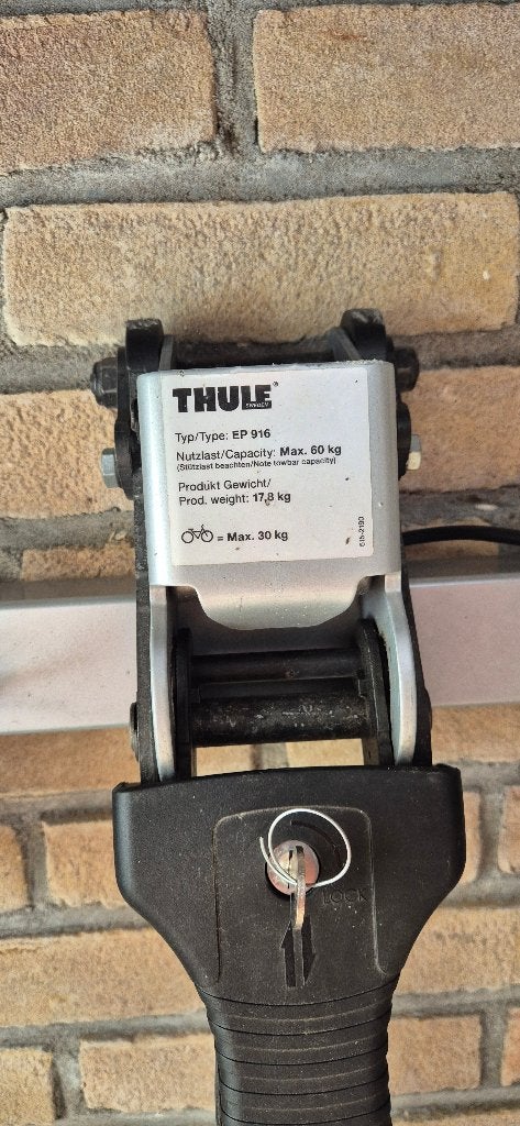 Thule EP916 fietsendrager, Ophalen, Gebruikt, 2 fietsen, Trekhaakdrager