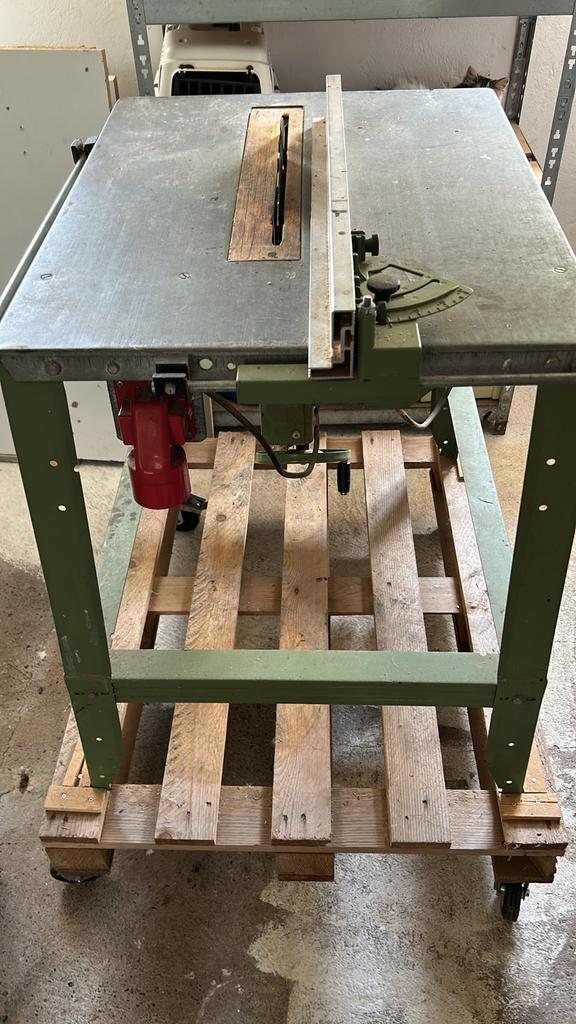 Elektra Beckum Tafelcirkelzaag - Combi HS 315, Ophalen, Gebruikt, 70 mm of meer, Overige typen