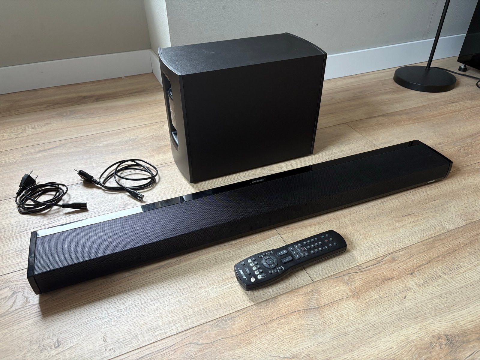 Bose Cinemate 1SR soundbar met subwoofer, Ophalen, Met externe subwoofer, Gebruikt