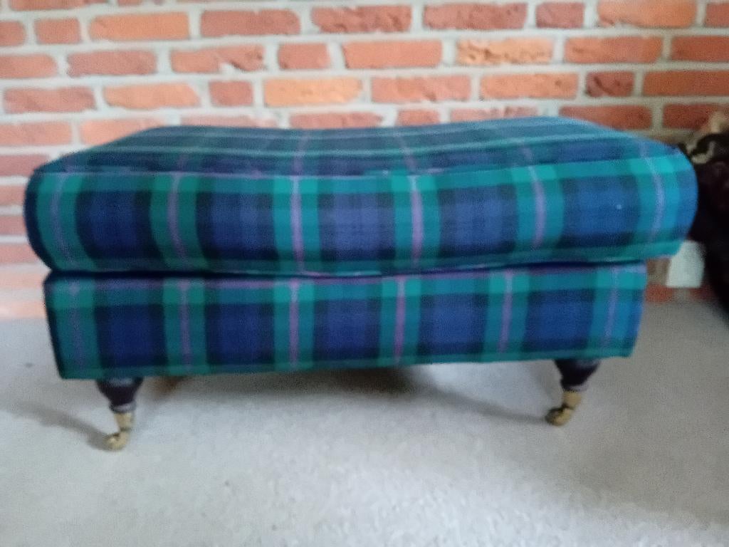 Voetenbank, poef zitbankje, Ophalen, Minder dan 50 cm, Rond, Minder dan 50 cm