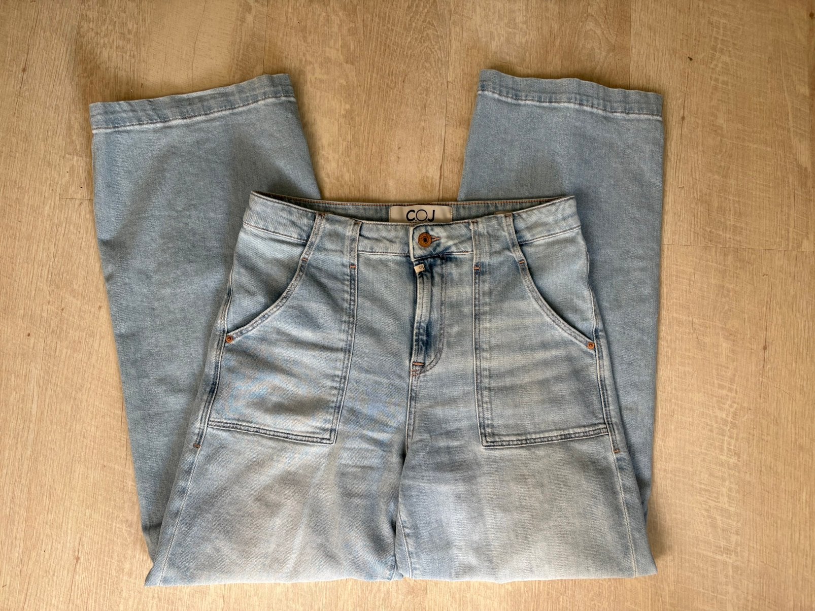 Cup of Joe katoenen jeans, Ophalen of Verzenden, Zo goed als nieuw, Blauw
