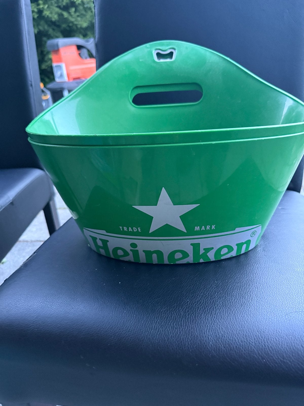 2x Heineken Bierkoeler / IJsemmer met Flesopener, Verzenden, Gebruikt, Gebruiksvoorwerp