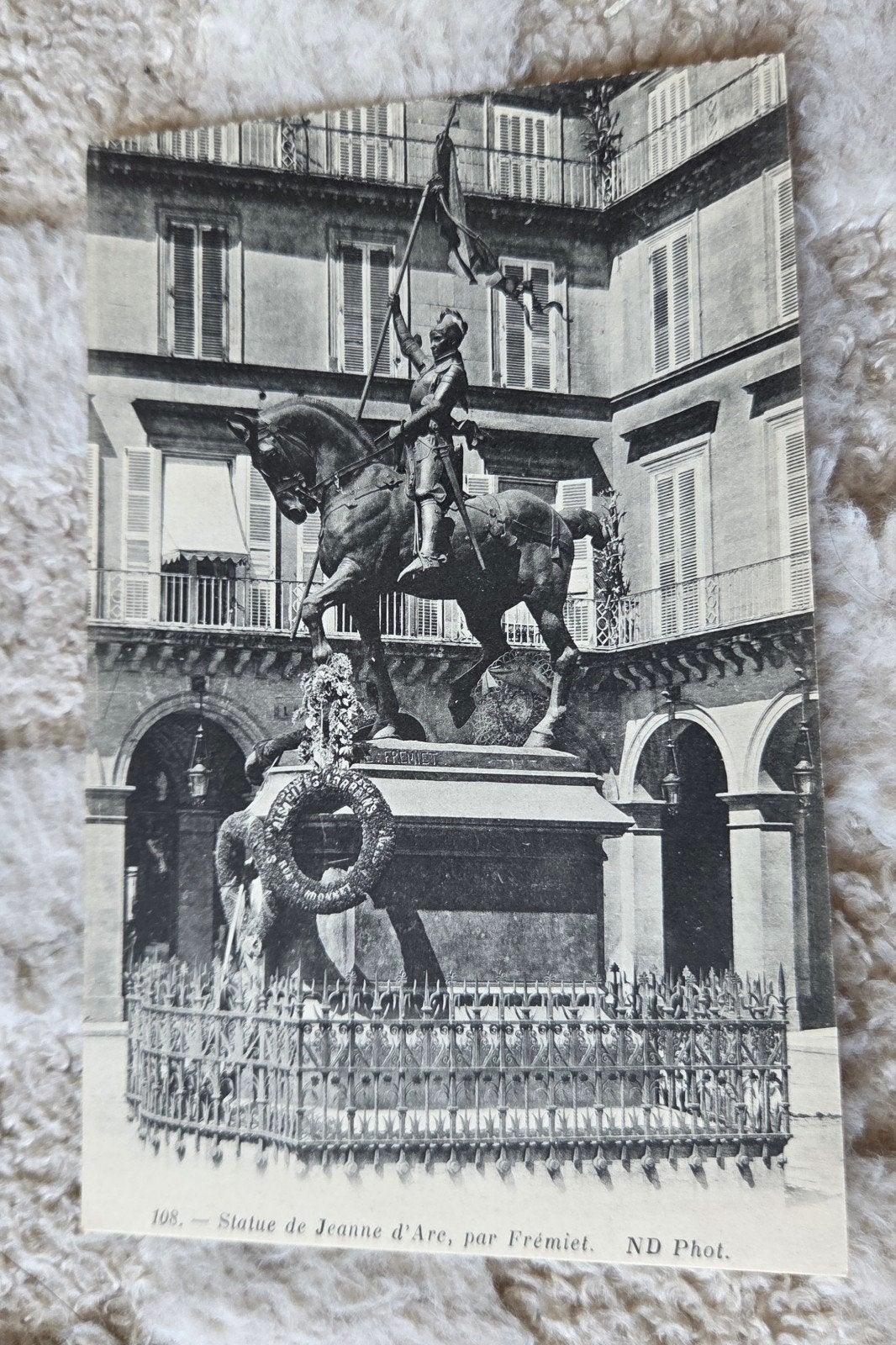 Jeanne d'Arc Standbeeld, Frémiet, Verzenden, Voor 1920, Ongelopen, Overige thema's