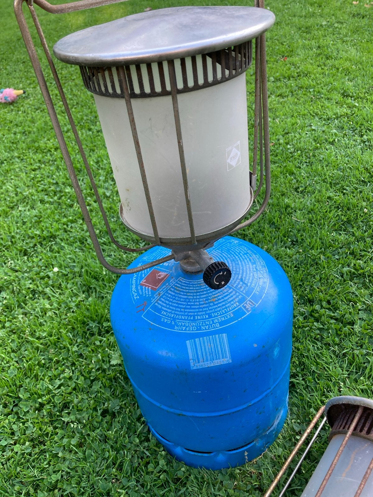 Campingaz lampen (2 stuks) - Veel licht en warmte, Ophalen of Verzenden, Gebruikt