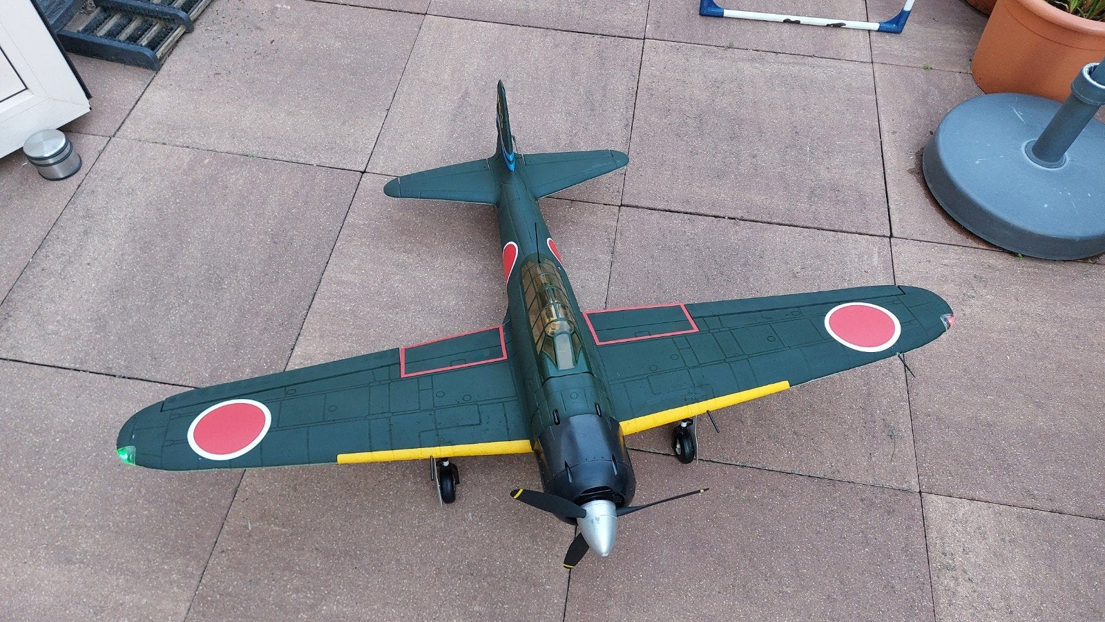 FMS A6M3 Zero  1400mm, Hobby en Vrije tijd, Ophalen, Gebruikt, Elektro