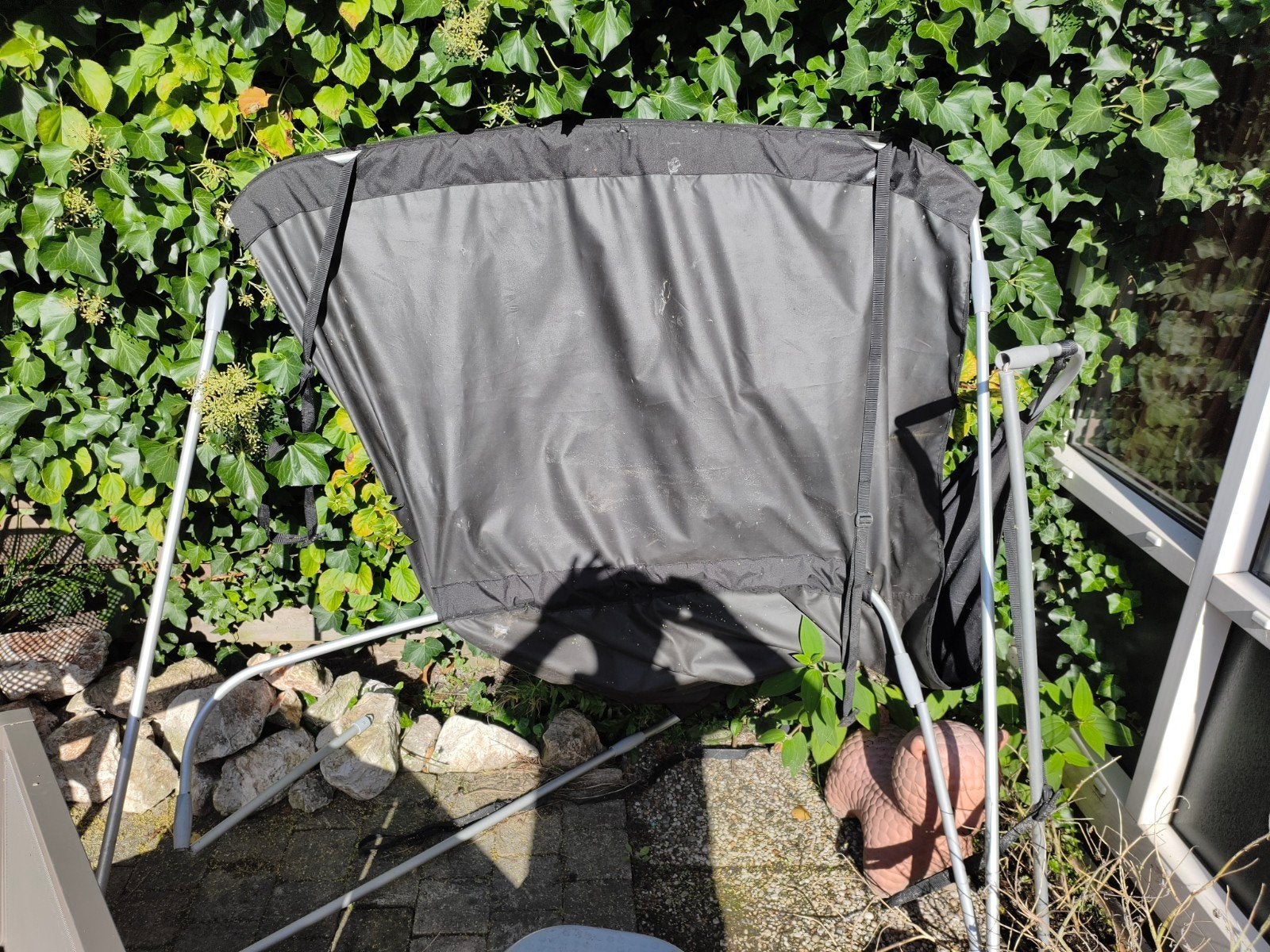 Zwarte Biminitop, Watersport en Boten, Ophalen, Gebruikt, Motorboot