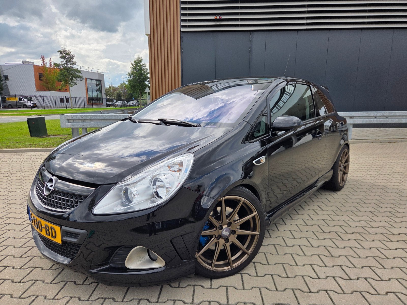 Opel Corsa 1.6 OPC 3D 2008 Zwart, Auto's, Opel, Zwart, Bedrijf, Handgeschakeld, Corsa