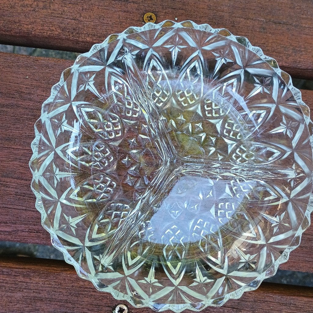 Glazen schaaltje, Ophalen, Zo goed als nieuw, Rond, Glas
