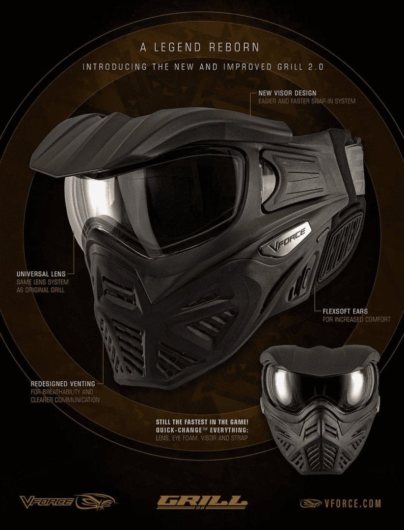 Vforce Grill 2.0 paintball masker, Ophalen of Verzenden, Nieuw