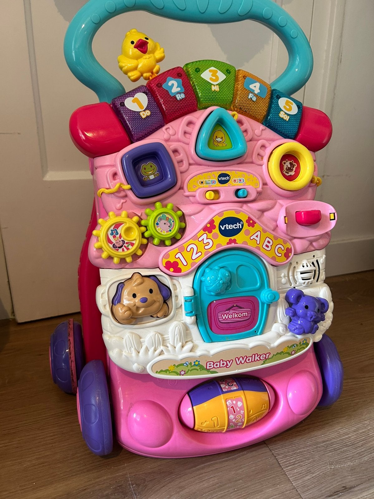Vtech loopwagen, Ophalen, Zo goed als nieuw, 6 maanden tot 2 jaar