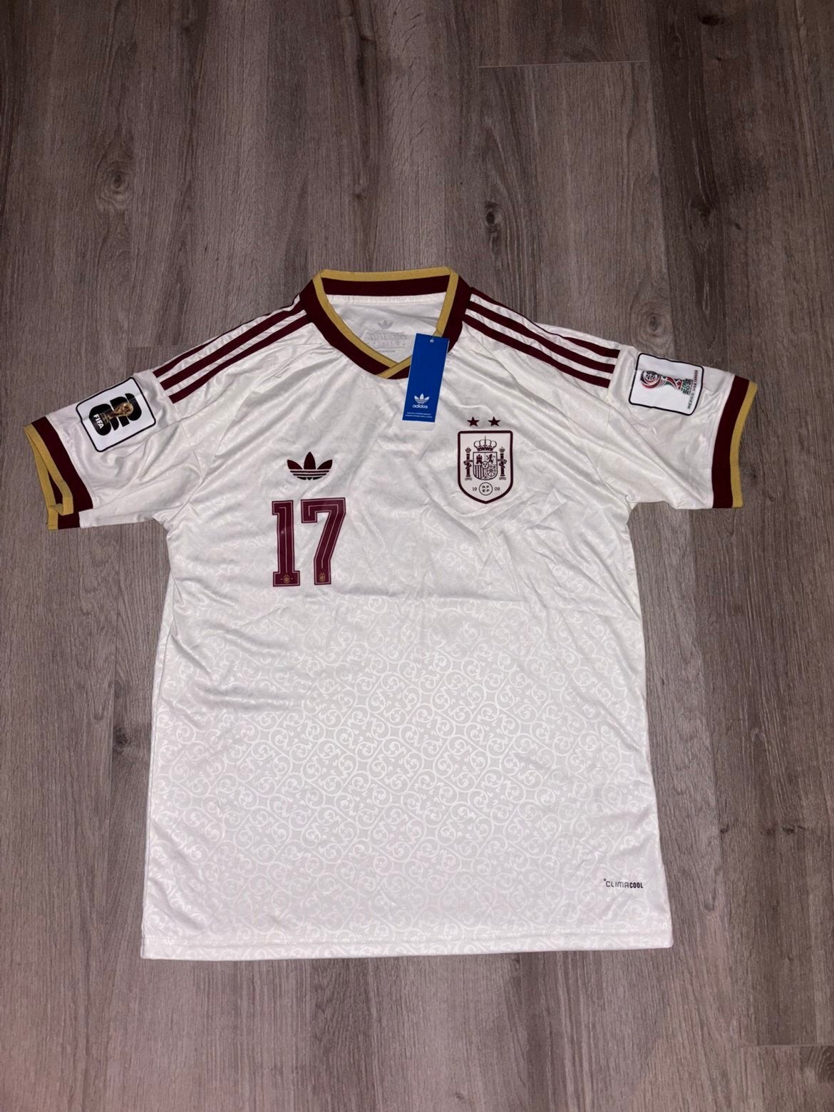 Spanje Nico Williams 17 WK 2026 shirt nieuw met label maat L, Maat L, Ophalen of Verzenden, Zo goed als nieuw, Shirt