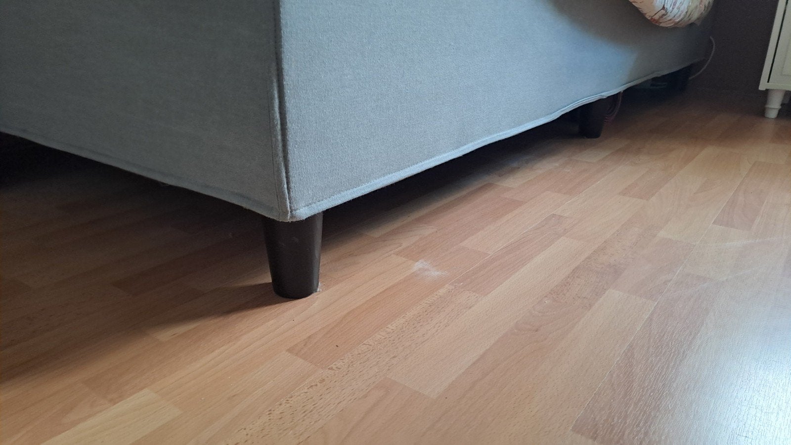 Wehkamp blauwe boxspring * één persoons ** ZGAN, Ophalen, Zo goed als nieuw, Eenpersoons, 90 cm