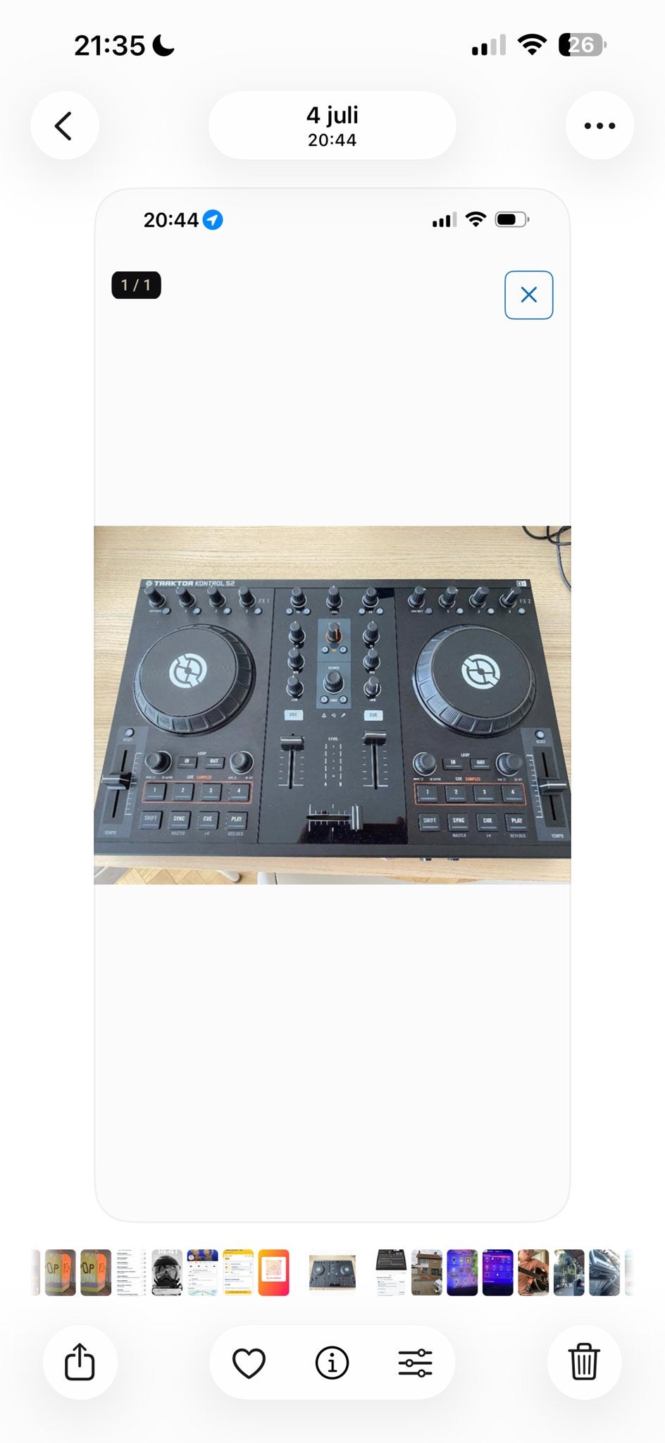 Native Instruments Traktor Kontrol S2 DJ Controller, Muziek en Instrumenten, Ophalen, Zo goed als nieuw, Dj-set, Overige merken