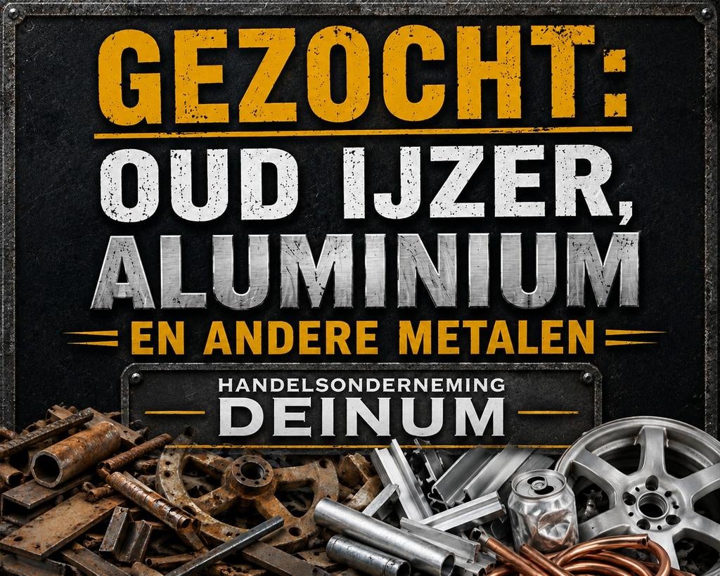 Oud ijzer, aluminium en andere metalen gezocht!, Ophalen