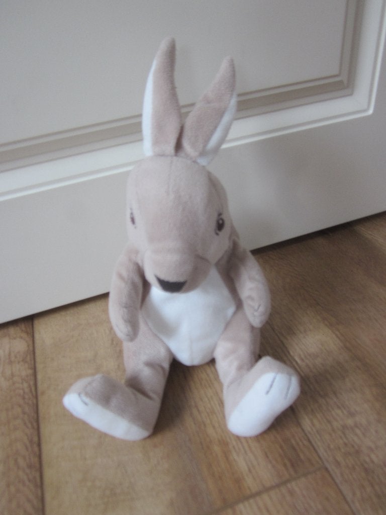 Ikea lichtbruin-wit zacht pluche konijn knuffel, geen label, Konijn, Ophalen of Verzenden, Zo goed als nieuw, Middelgroot (20 tot 80 cm)
