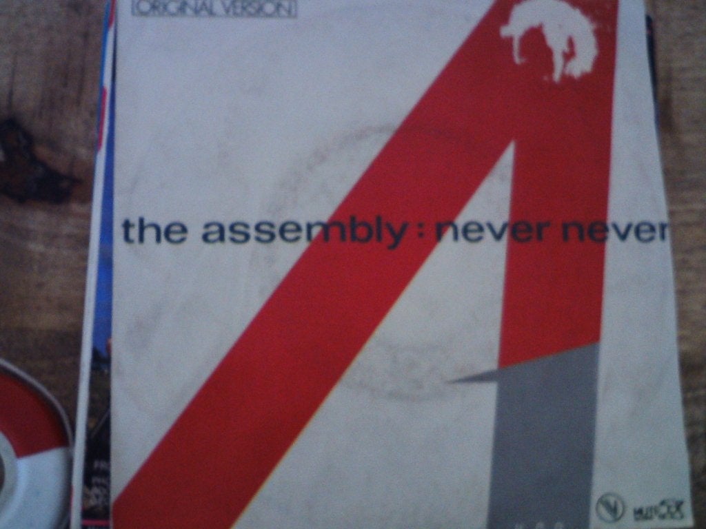 the assembly - never never 15jul, 7 inch, Ophalen of Verzenden, Zo goed als nieuw, Pop