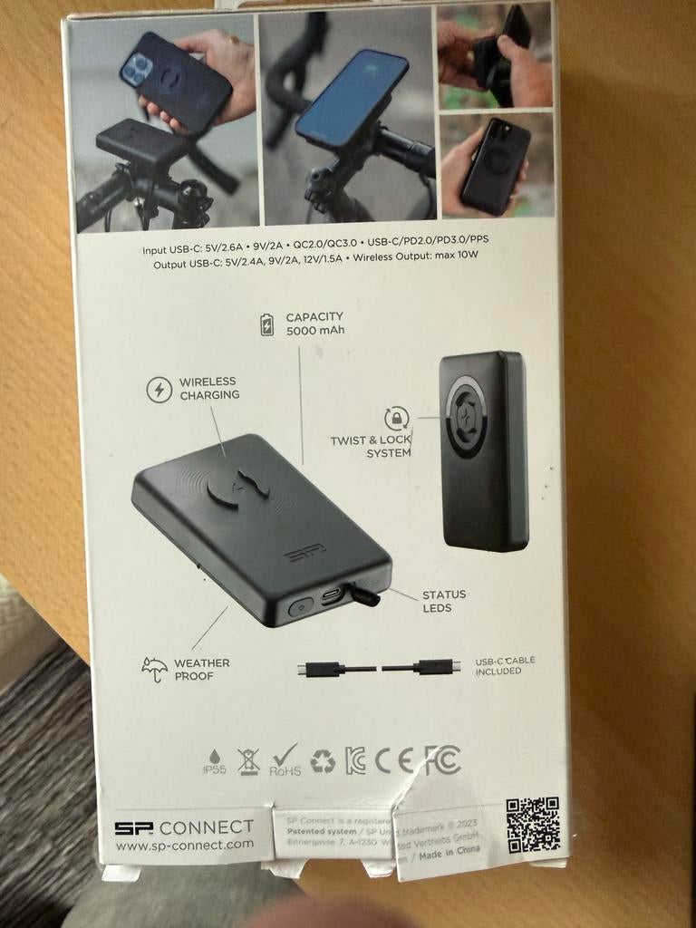 SP Connect Draadloze Powerbank 50000 mAh - MagSafe Compatibe, Ophalen of Verzenden, Zo goed als nieuw