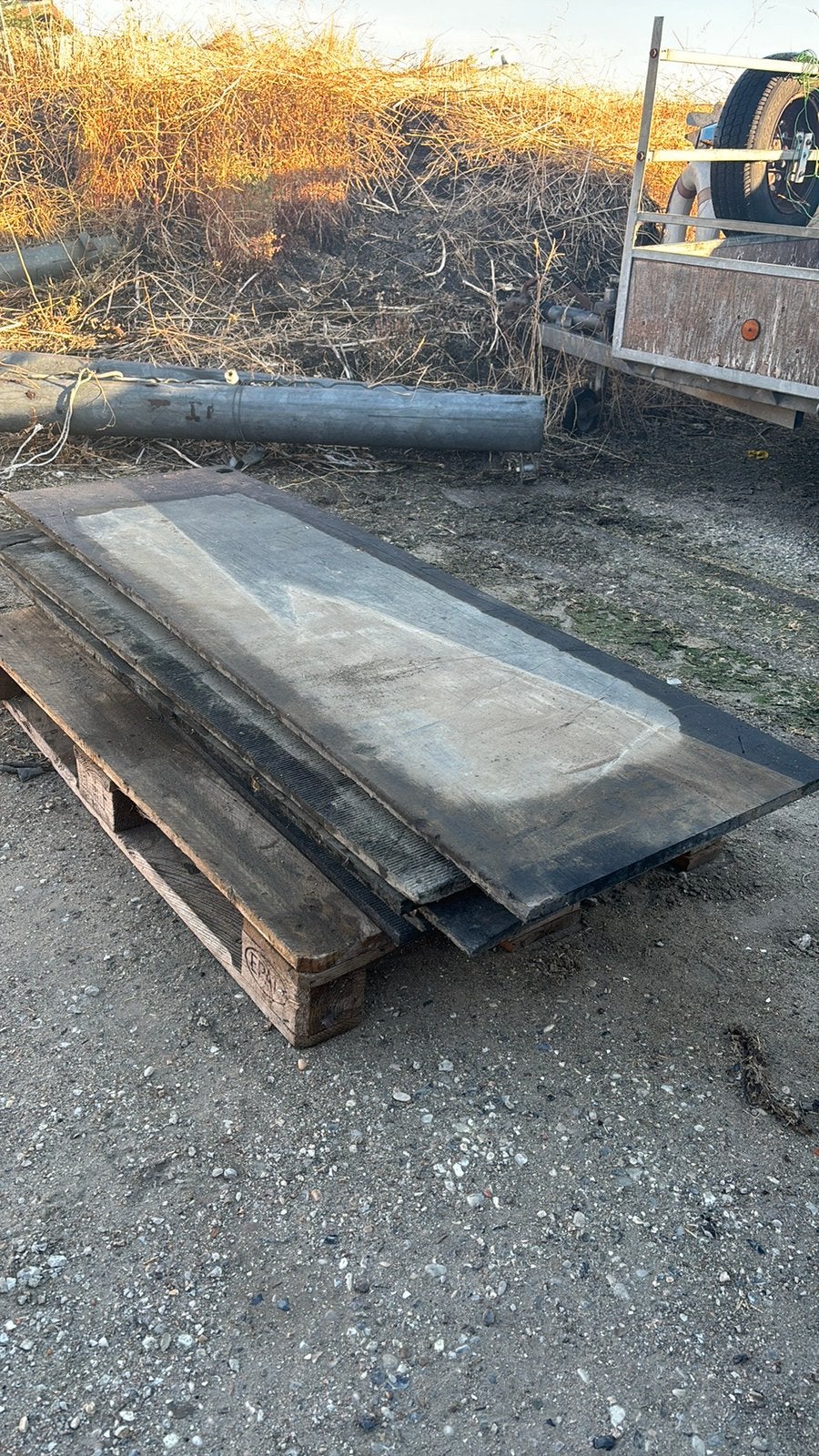 Rijplaten +/- 150x50, Ophalen