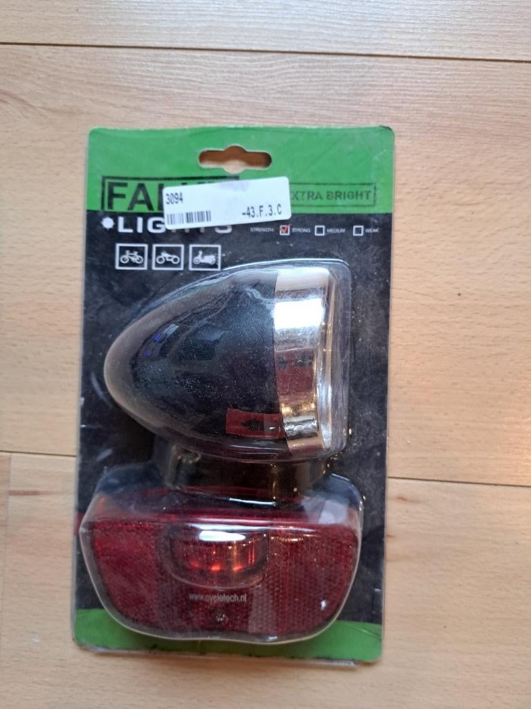 Falkx LED Fietsverlichting set, Ophalen of Verzenden, Nieuw