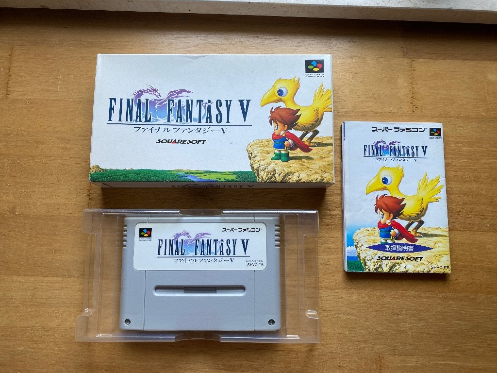 Final fantasy V super famicom, Spelcomputers en Games, Games | Nintendo Super NES, 1 speler, Ophalen of Verzenden, Zo goed als nieuw