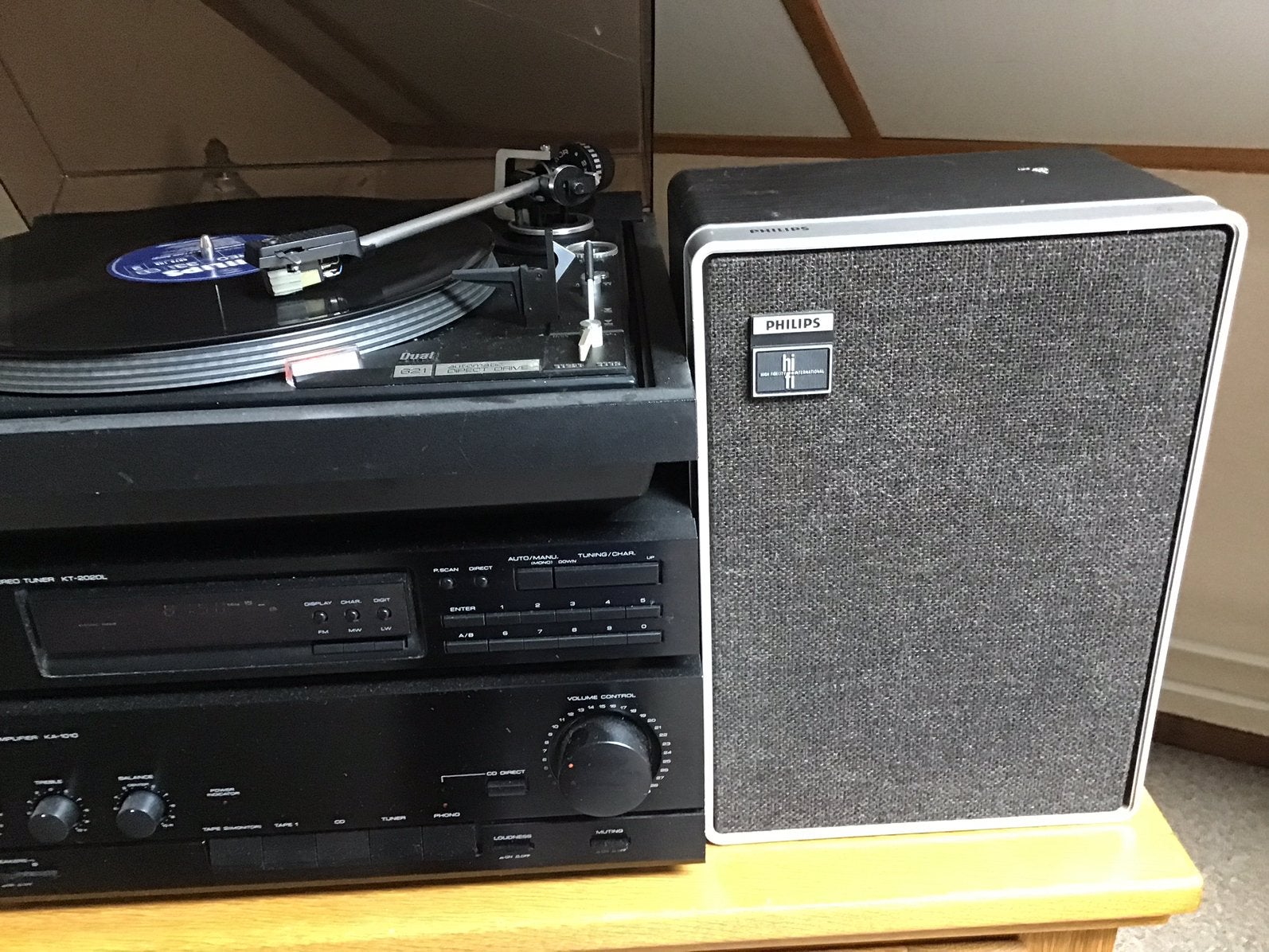 Stereo set met dual 621 platenspeler, Ophalen, Zo goed als nieuw, Overige merken