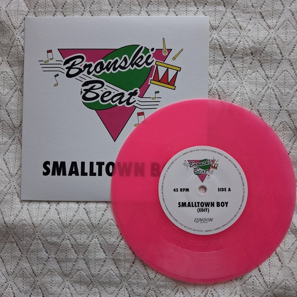 Bronski Beat - Smalltown Boy (roze vinyl, 7 inch), Cd's en Dvd's, Verzenden, 7 inch, Zo goed als nieuw, Colored vinyl