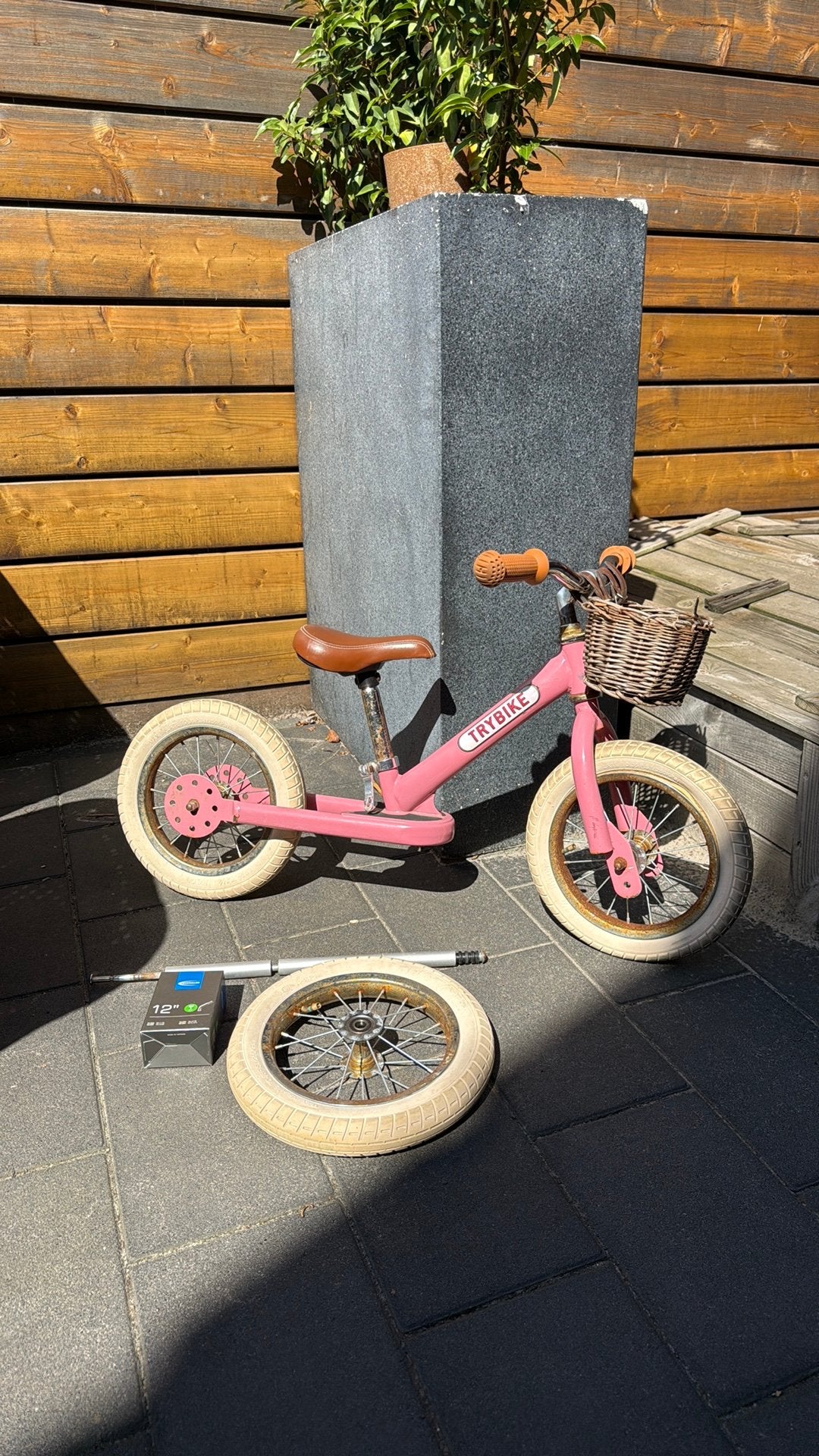 Trybike roze 2 in 1, Ophalen, Gebruikt