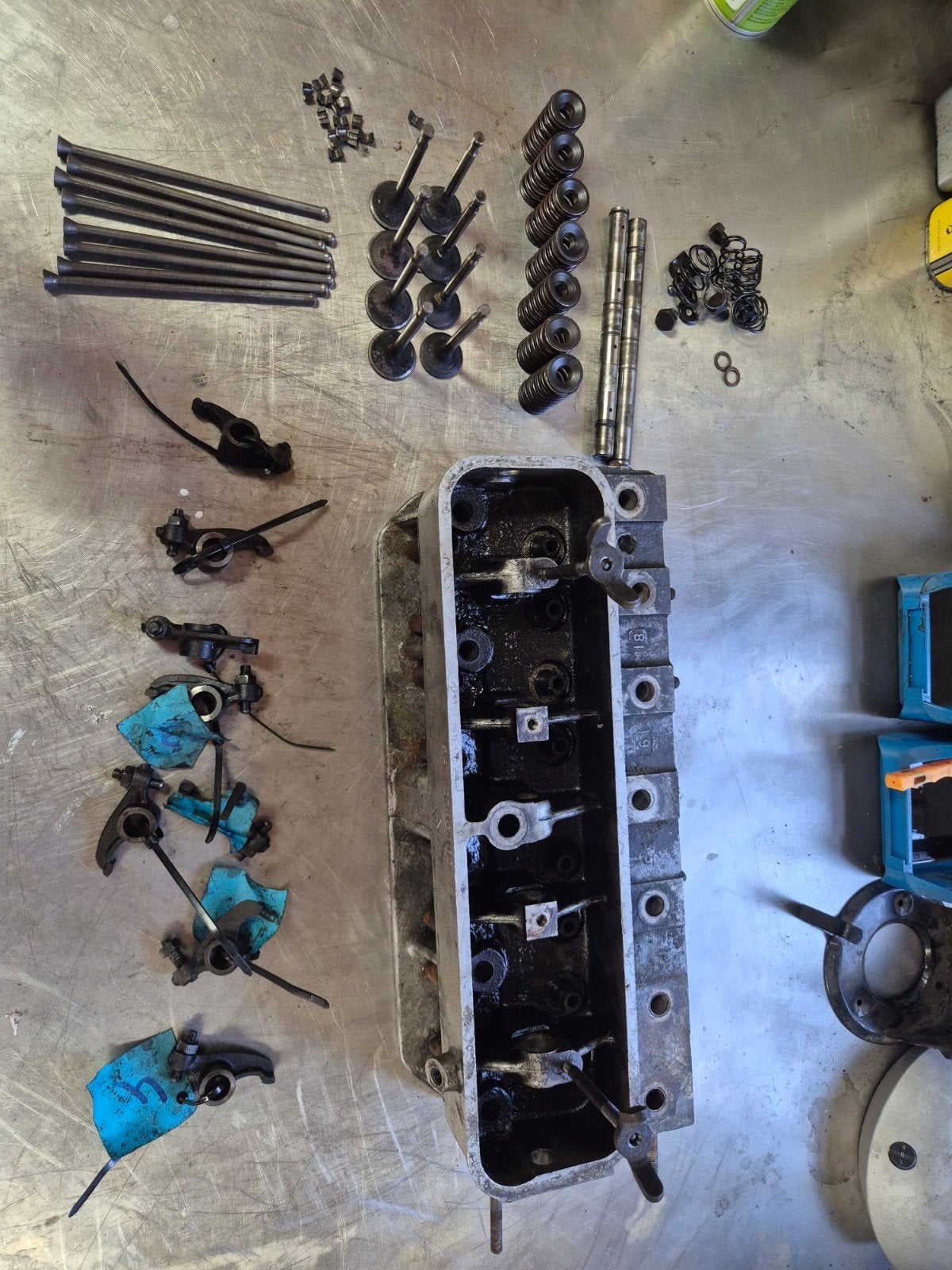 Renault dauphine cilinderkop en nokkenas te koop, Ophalen of Verzenden, Renault