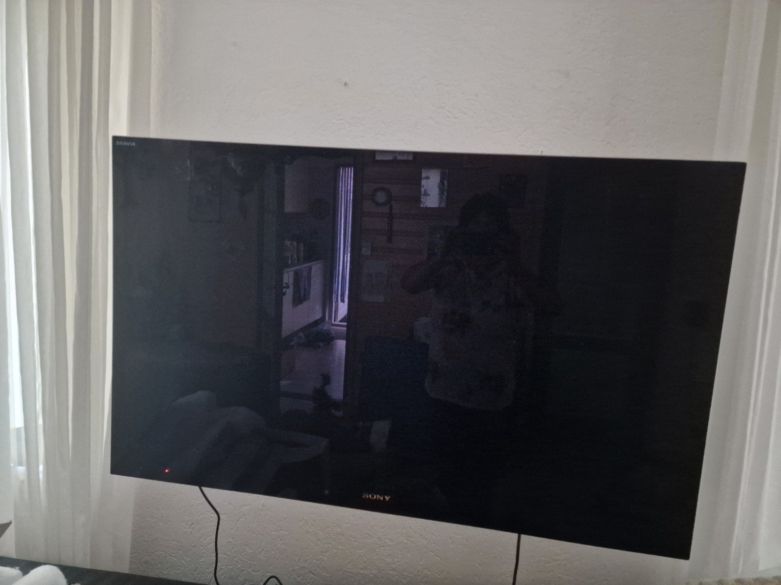 Grote Sony TV met muurbeugel 126 diagonaal, Ophalen, Gebruikt, 50 Hz, Sony