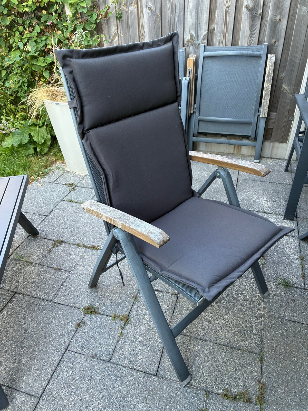 Tuinstoel kussens, Ophalen, Gebruikt, Stapelbaar