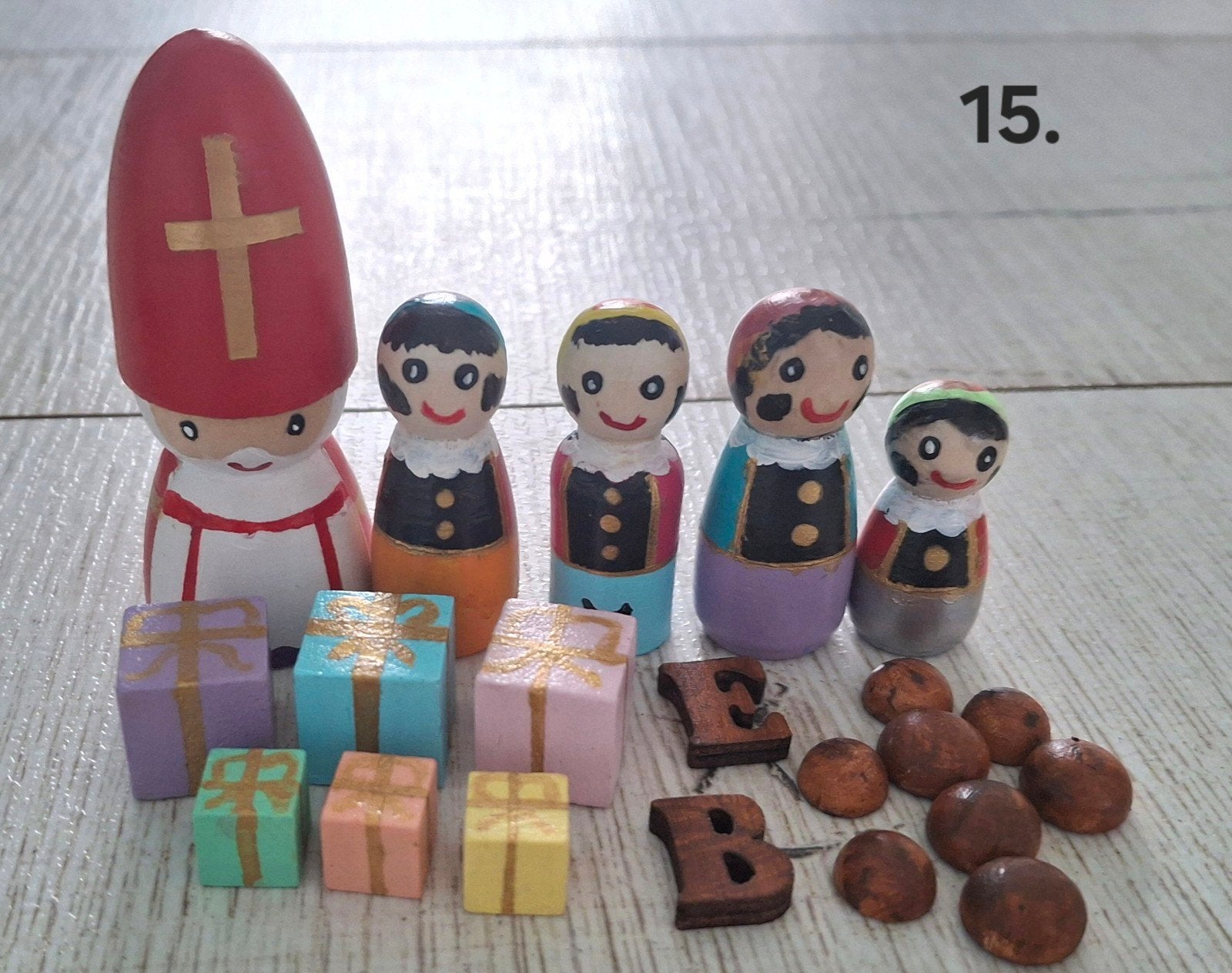 pegdolls Sint met pietjes en accessoires, Ophalen of Verzenden, Nieuw